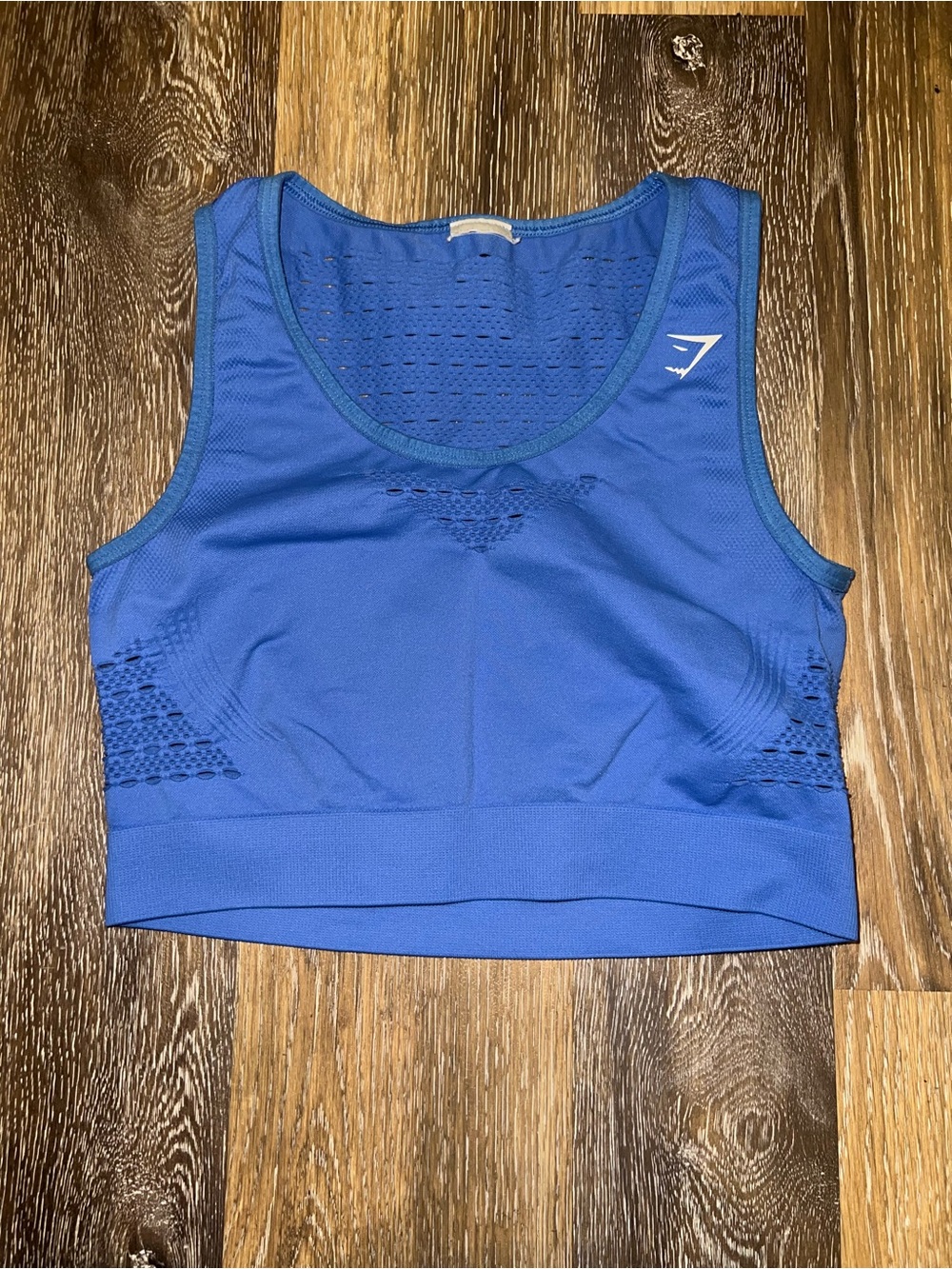 Gymshark Royal Blue Seamless Crop Sports Bra